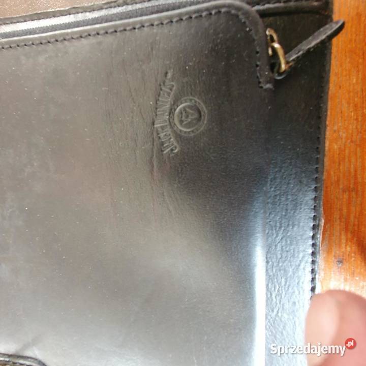 Teczka elegancka z naturalnej skóry lubelskie Biała Podlaska