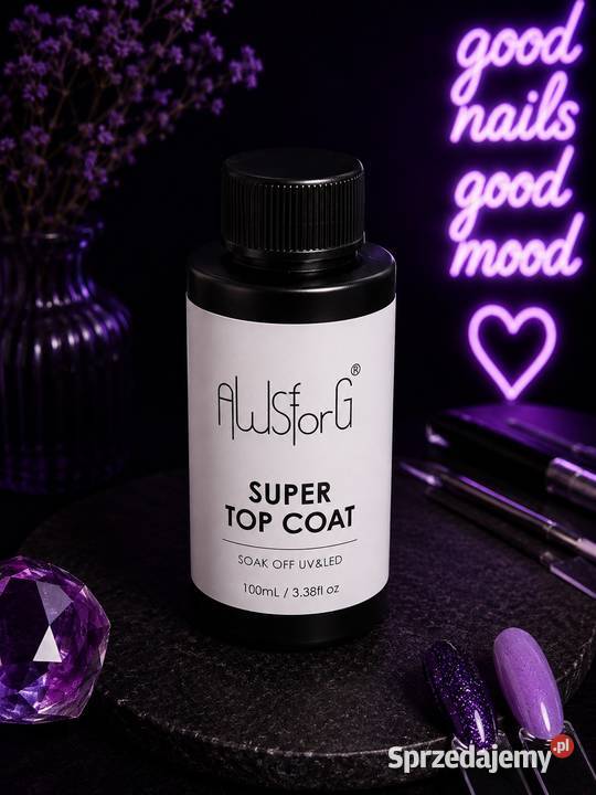 AuSforG Super Top Coat 100ml UV LED Professional Zielona Góra