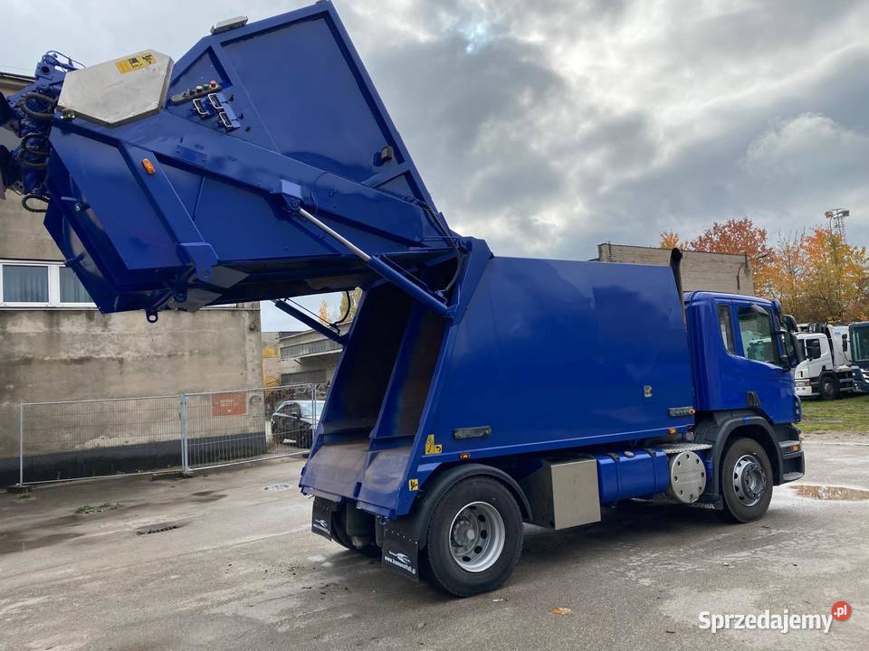 SCANIA P 230 śmieciarka 14 m3 NTM 2 k Nowiny