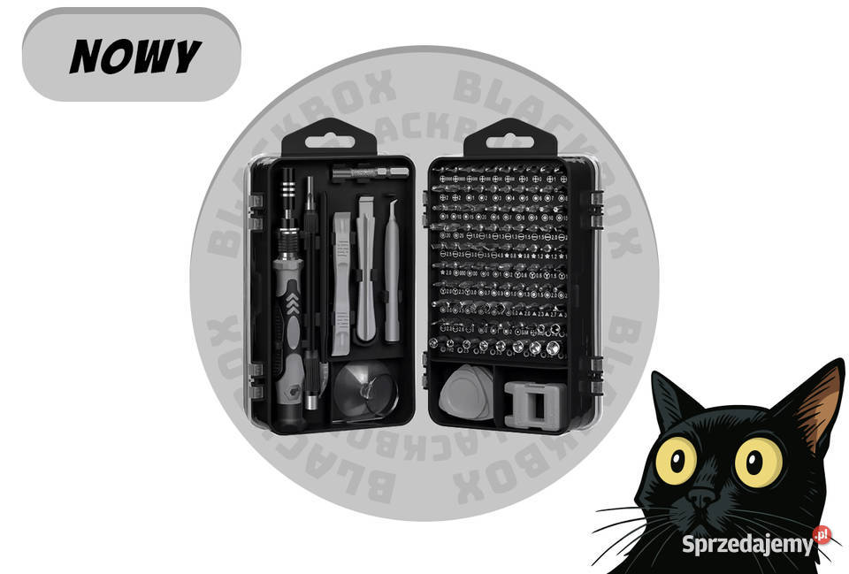 NOWY Zestaw śrubokrętów precyzyjnych i akcesoria