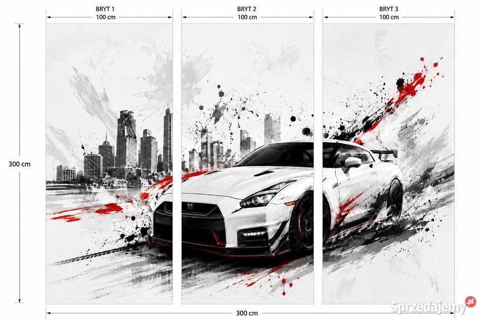 Fototapeta Samochód GTR Sportowy Warszawa
