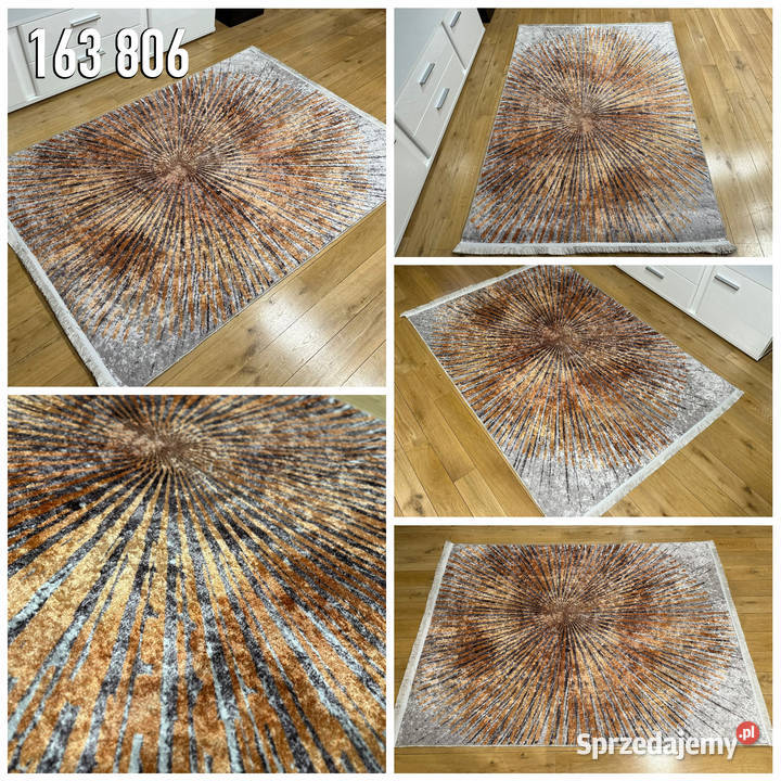 NOWOCZESNY DYWAN 130X190 PRINT 163806 CIENKI Białystok sprzedam