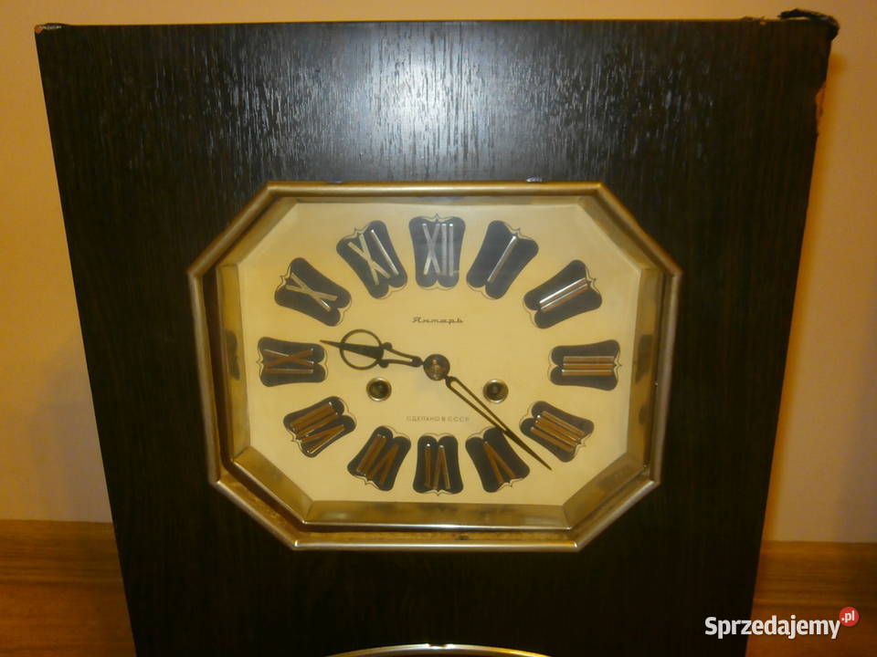 Zegar wiszący CCCP JANTAR sprawny do renoawcji łódzkie Łódź