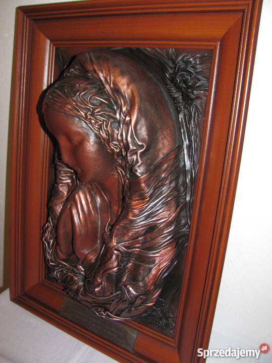 Obraz Madonny 3D ze skóry naturalnej wielokolorowy Zamość sprzedam