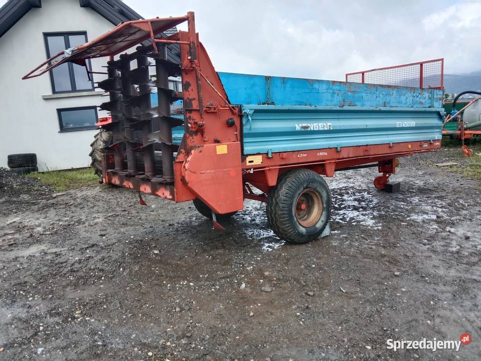 Rozrzutnik obornika Mengele pionowe wałki Męcina sprzedam