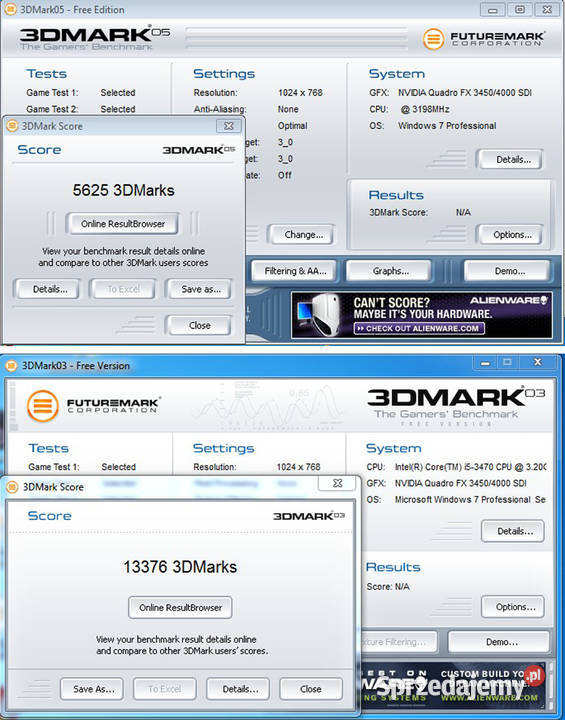 NVIDIA Quadro FX 3450 256MB 256bit GDDR3 Dual łódzkie Cielądz