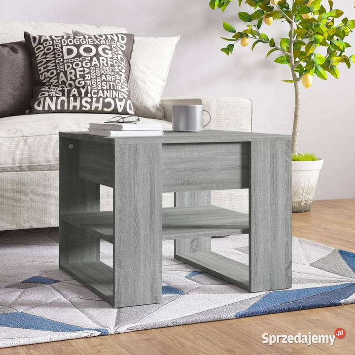 Stolik kawowy szary dąb sonoma 555x55x45 Warszawa