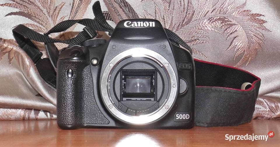 Aparat lustrzanka cyfrowa Canon 500D18553 zest mazowieckie Warszawa