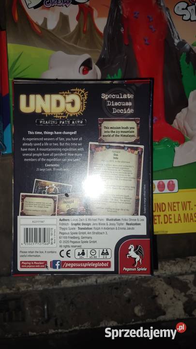 gra planszowa Pegasus Spiele undo Peak of no wielkopolskie Książ Wielkopolski