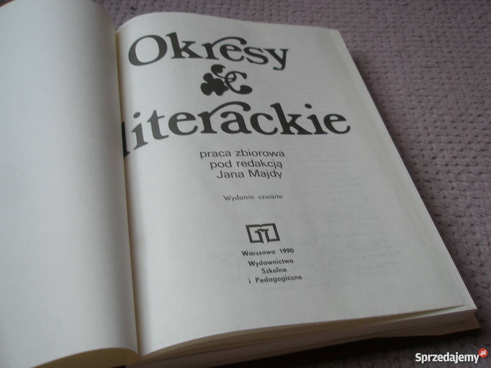 Okresy literackie Ostrołęka sprzedam