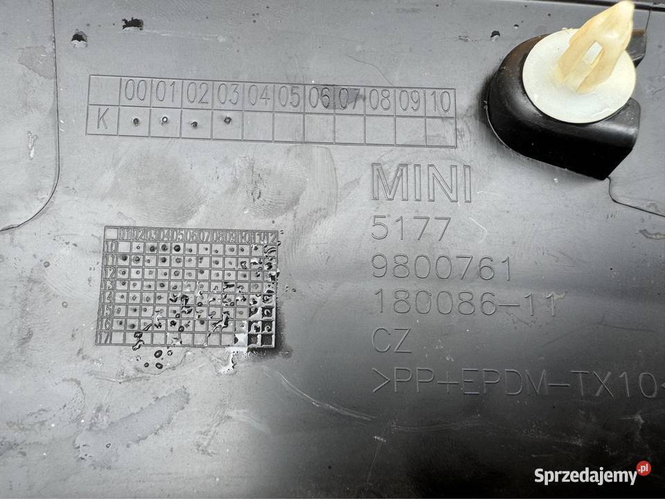 Listwa nakładka błotnika przód lewa lh mini r60 sprzedam