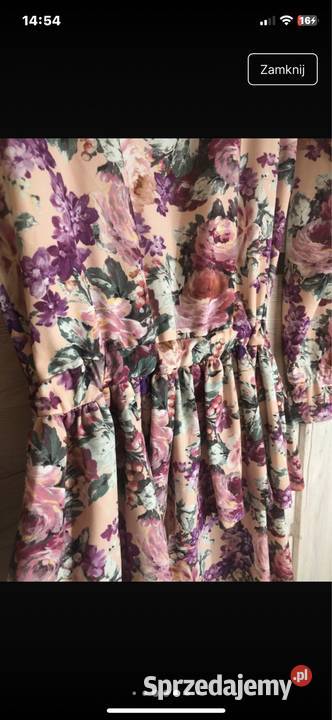 Sukienka w kwiaty Żukowo