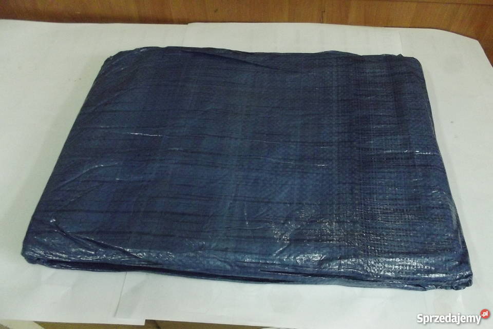 PLANDEKA POLIETYLENOWA 4x 5m METALOWE OKUCIE Parczew