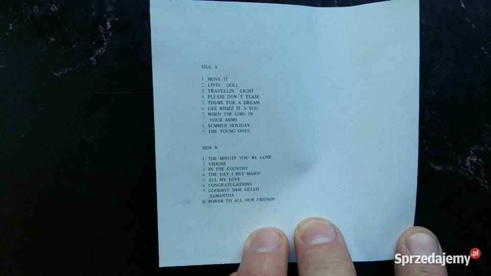 Kaseta magnetofonowa Richard Cliff The best of Siemiatycze