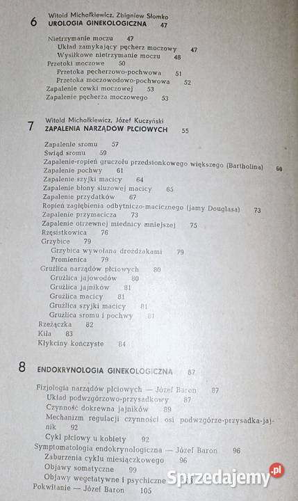 Podręcznik ginekologii studentów Witold Chełm sprzedam