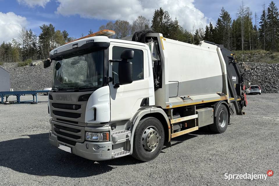 Scania P280 śmieciarka JOAB 14 m3 Euro 6 szyberdach świętokrzyskie sprzedam