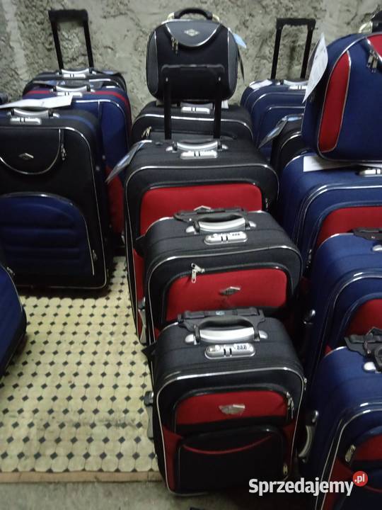 walizka kabinowa z kuferkiem z codury podróżna