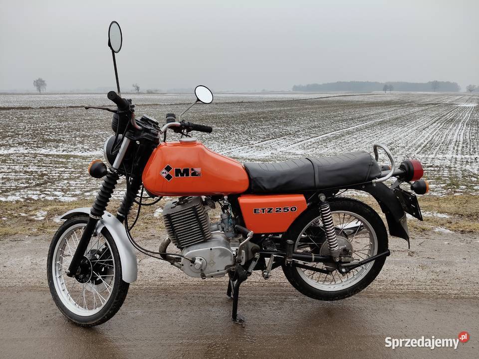 Motocykl MZ ETZ 250 1986r z dokumentami sprzedam