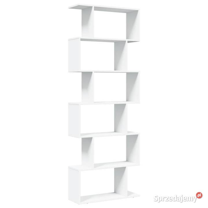 vidaXL Regał przegroda 6 poziomów białySKU858084 Warszawa