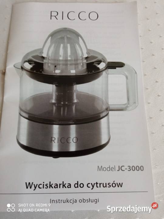 Wyciskarka do cytrusów RICCO JC3000 Grodzisk Mazowiecki