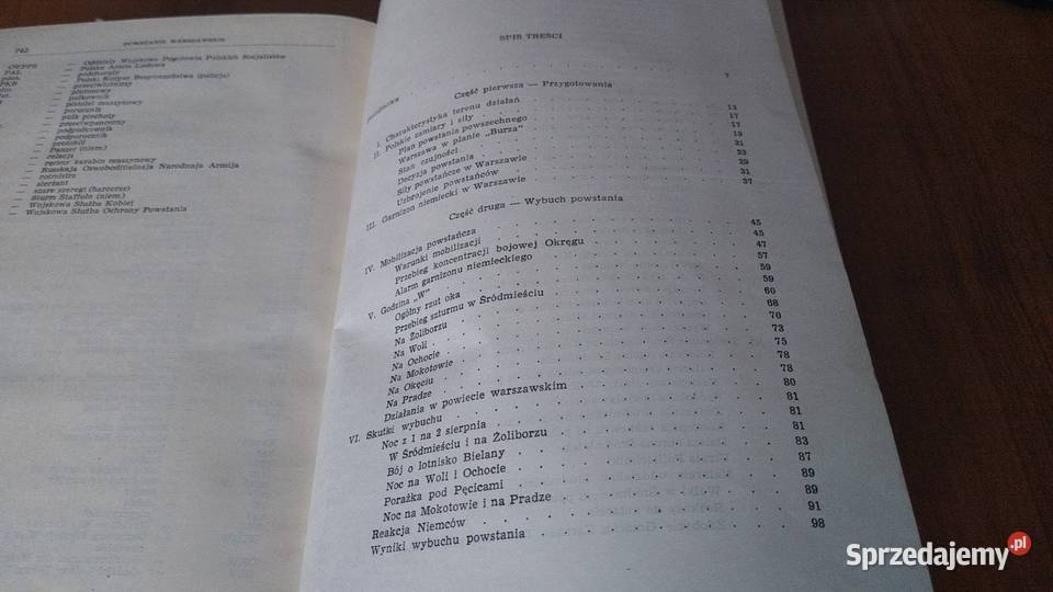 Powstanie Warszawskie 1944 zarys działań natury Gdańsk