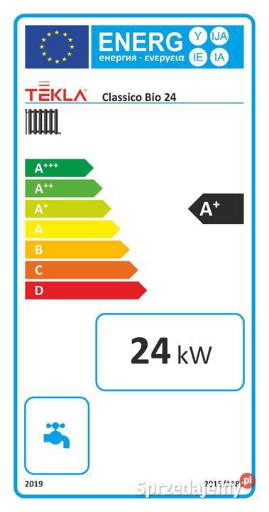 KOCIOŁ STALOWY TEKLA CLASSICO BIO 24 kW pellet