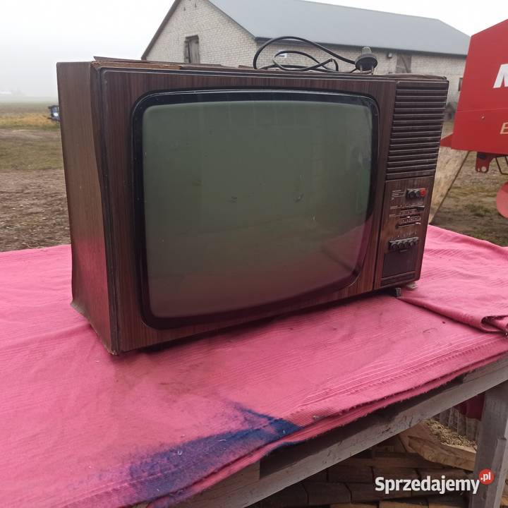 Telewizor lampowy Unitra Antares 23zabytekunikat