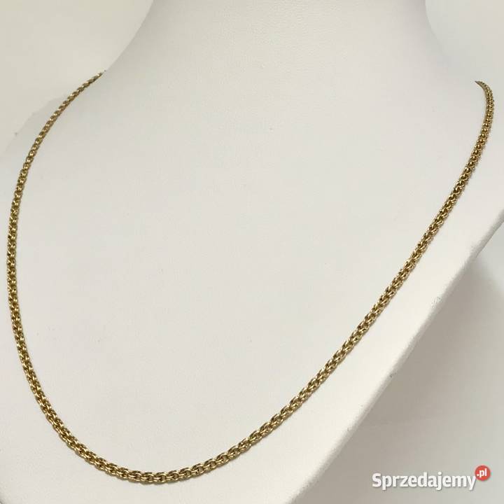 Złoty ŁAŃCUSZEK damski 585 14K GARIBALDI 46 CUD Warszawa
