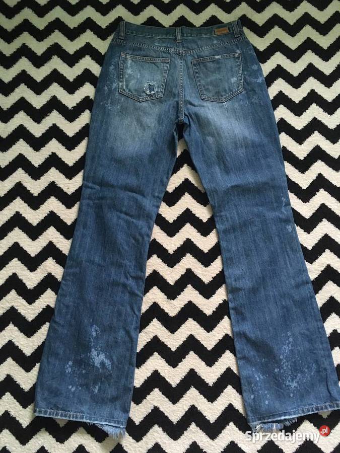 Nowe damskie spodnie jeansy London Jean L Nisko