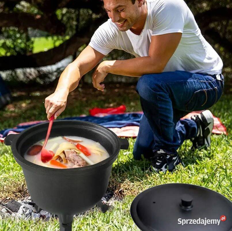 Kociołek 16L żeliwny i emalia Szczecin