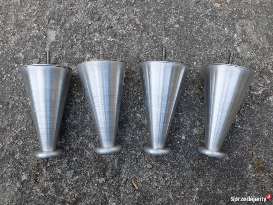 Aluminiowe nogi do regału stolika tapczanu 559 Pozostałe Kościan