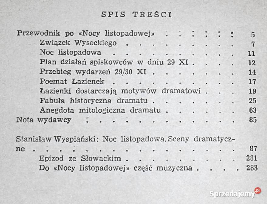 Noc listopadowa Stanisław Wyspiański Chełm