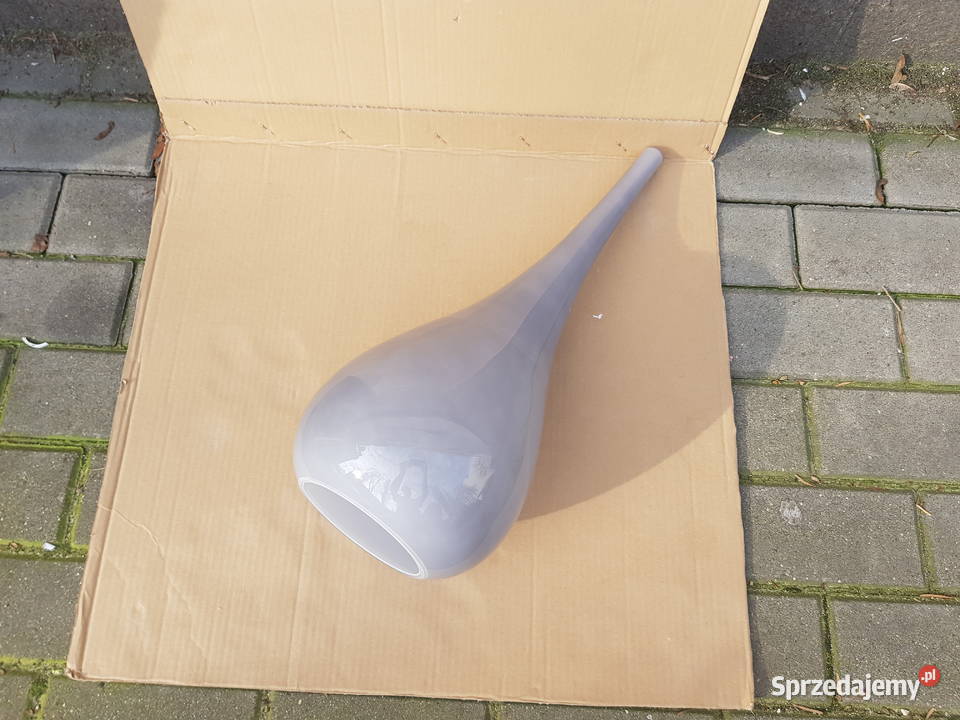 Klosz do lampy szklany MURANO GLASS SZARY Abażury i klosze