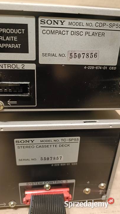 SONY CDPS55 TCSP55 Poznań