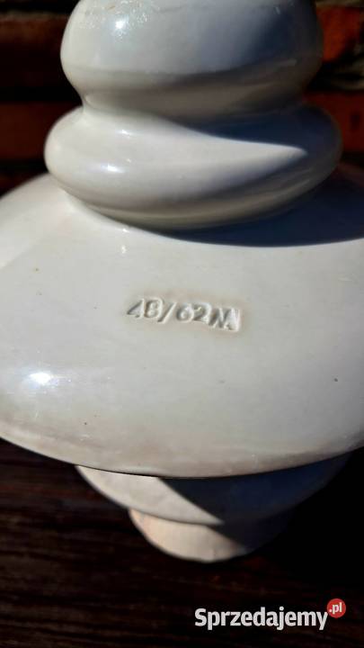 Stary Izolator Porcelanowy Grzybek 1962 PRL Świecie