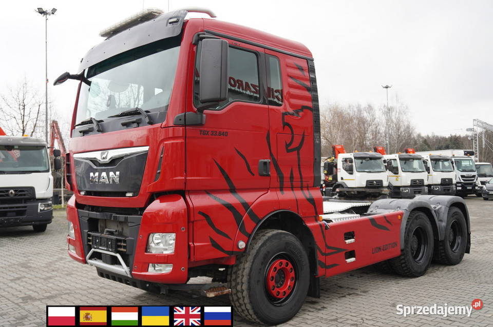 Ciągnik siodłowy MAN TGX 33640 6x4 DMC 70 t 280 Kraków
