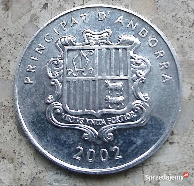 ANDORA 1 CENTIM 2002 r KRÓLŁADNA Numizmatyka Legionowo sprzedam