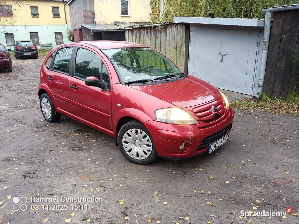 Citroen C3 2007r 14 b exkluzive długie opłaty elektryczne lusterka Włodawa