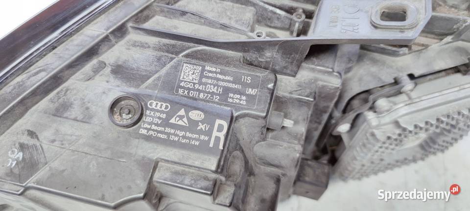 REFLEKTOR FULL LED AUDI A6 C7 LIFT 4G0941034H osobowe Przystajń