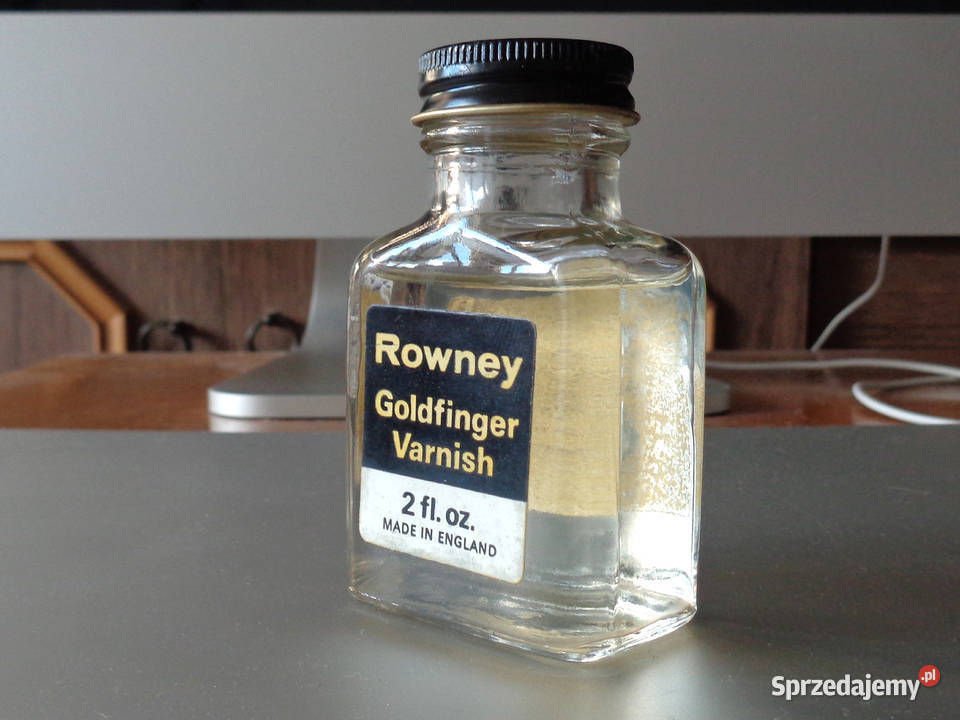 Oryginalny Rowney Goldfinger Varnish lakier Brzeg