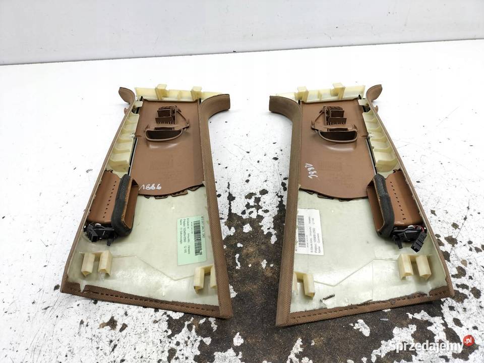 OSŁONA SŁUPKA B LEWA PRAWA BRĄZ KOMPLET AMARETTO