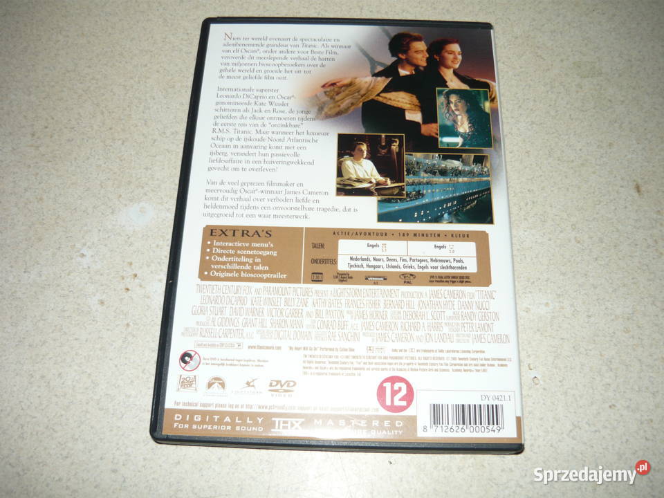 Titanic Film DVD Polskie Napisy Oryginał Krotoszyn