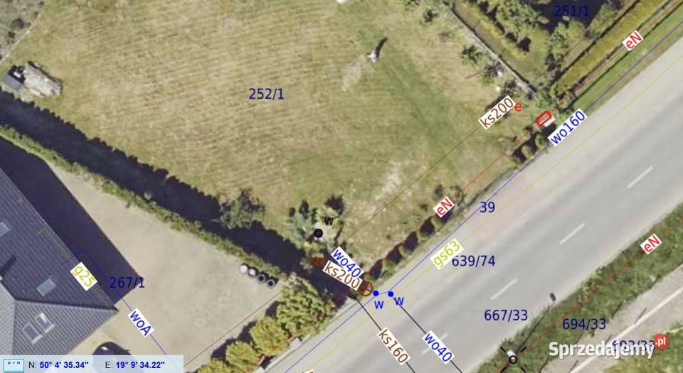 Działka budowlana w Bieruniu Kościelna 1079m2 śląskie Bieruń