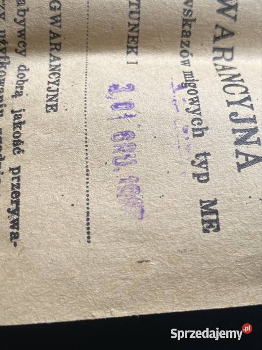 Przerywacz kierunkowskazów Prokom ME 12V PRL Kierunkowskazy Jarocin sprzedam