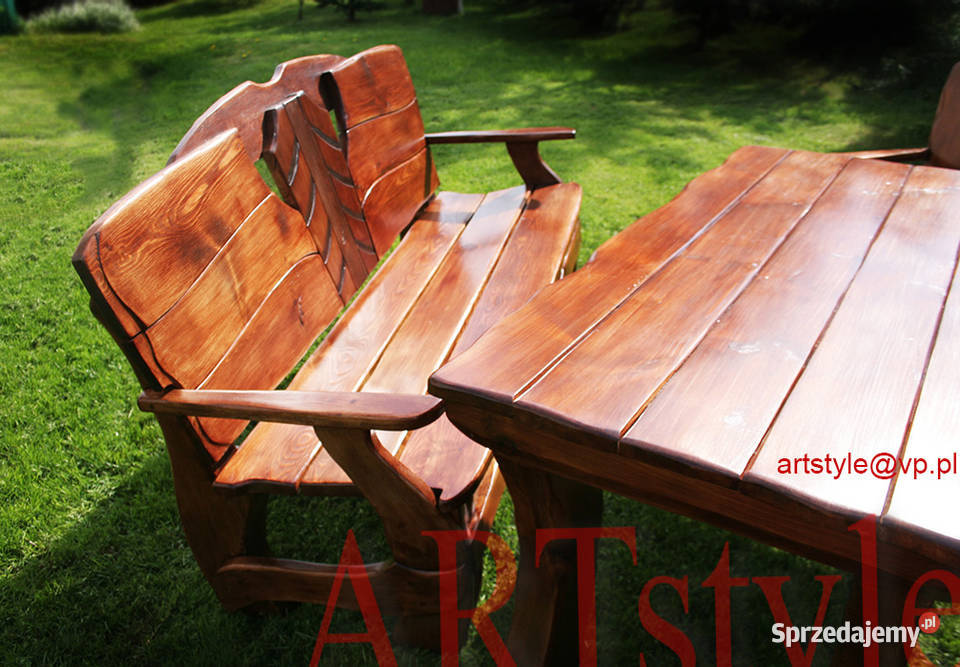 ORYGINALNE drewniane meble ARTstyle Ogrodowe