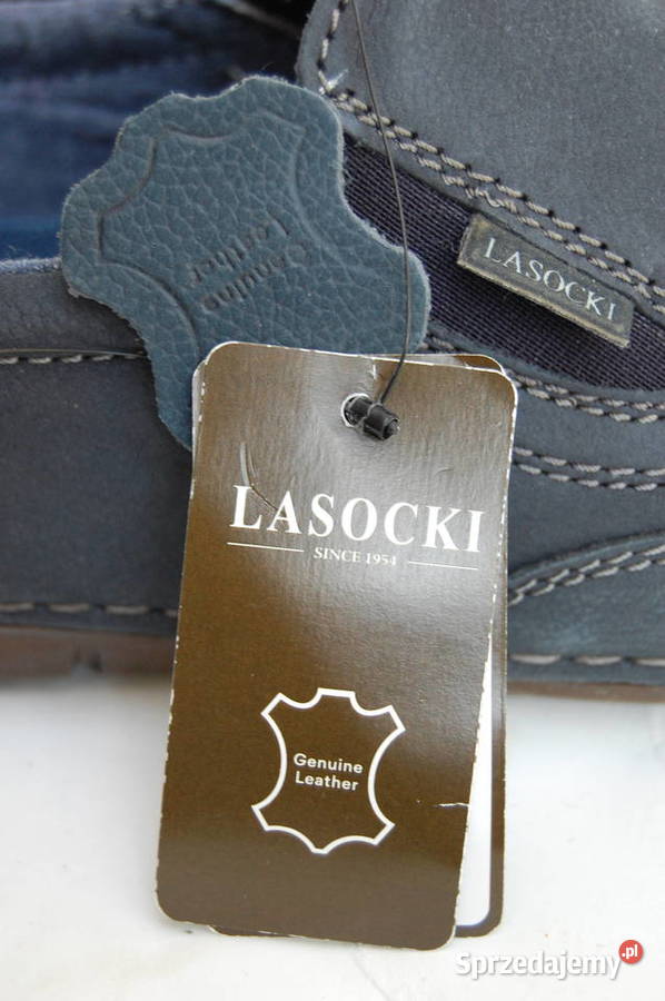 Półbuty męskie skórzane mokasyny granat navy lubelskie Lublin