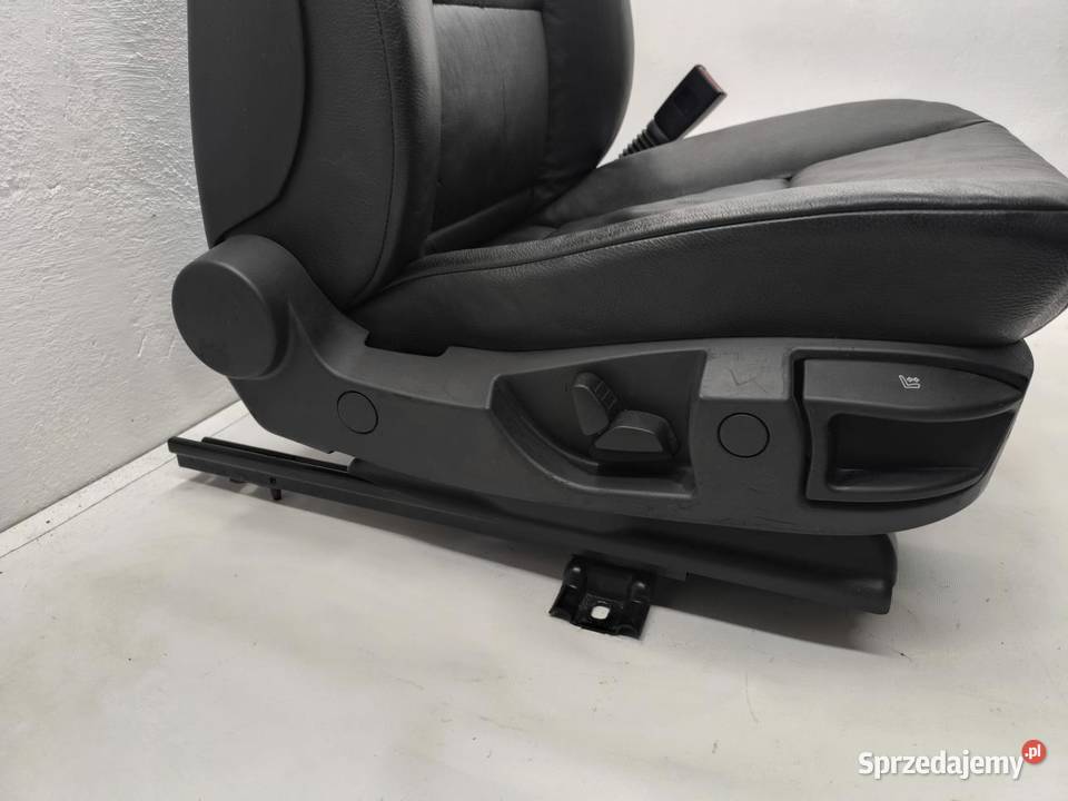 FOTEL PRAWY PRZÓD SKÓRA GRZANY BMW E61