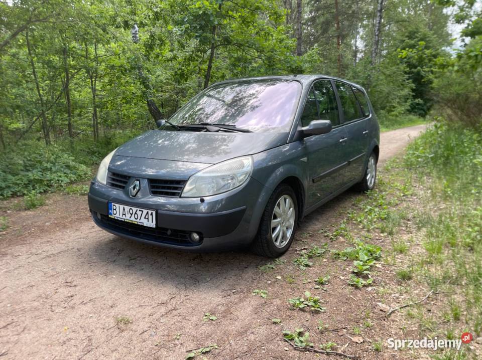 Renault Megane Grand Scenic II 20 Benzyna LPG benzyna+LPG Grand Scenic Białystok sprzedam