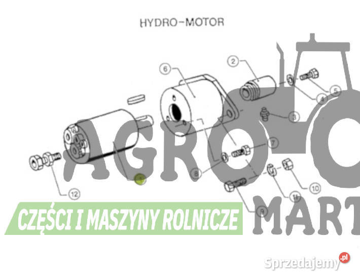 000616136 00616136 0616136 616136 SILNIK HYDR Wichrów