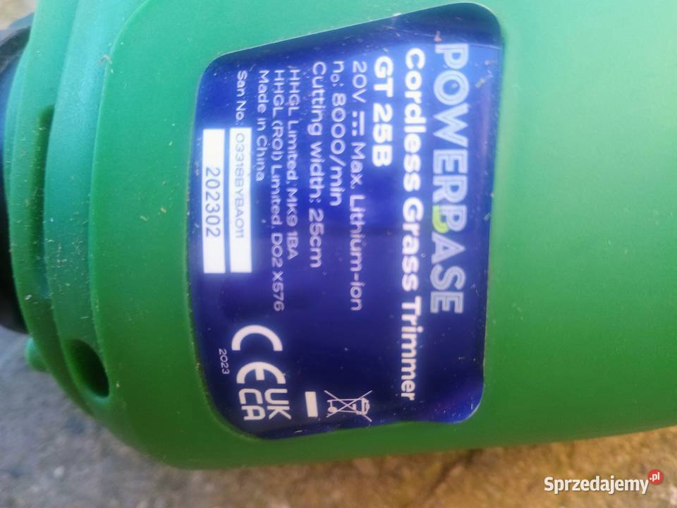 Podkaszarka akumulatorowa Powerbase GT25B Sierpc